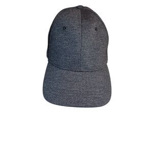 Lululemon Baller Baseball Cap Gray Heather Adjustable Strap Logo Running